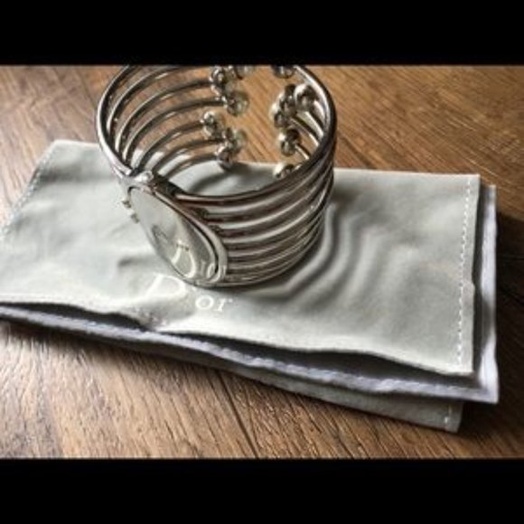 CHRISTIAN DIOR-Large Hinge BRACELET - Picture 15 of 17